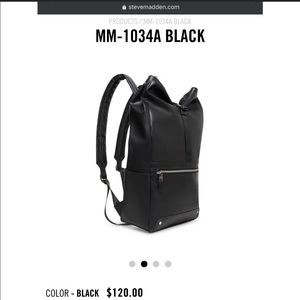 Steve Madden Backpack - MM- 1034A BLACK